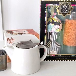 🆕 TEA Pot & Infuser Set with teas